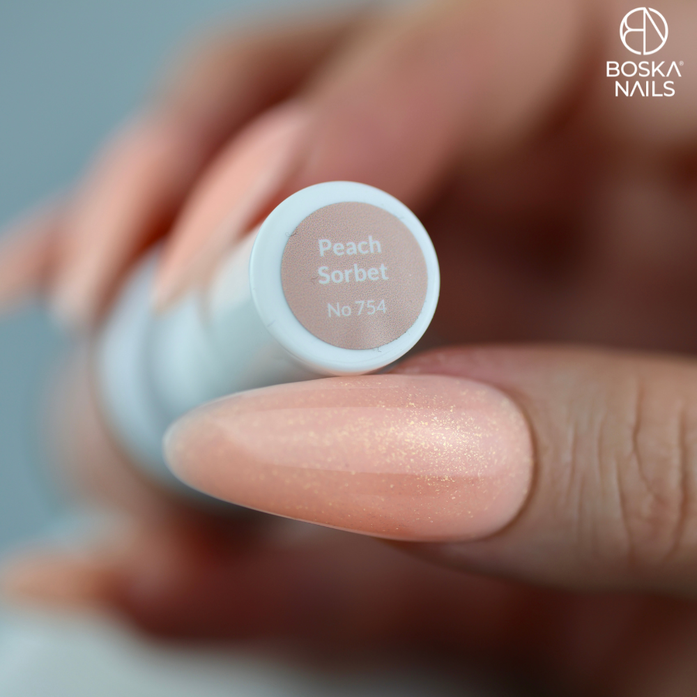 Boska Nails Baza Kauczukowa Summer Chill Peach Sorbet 10 ml