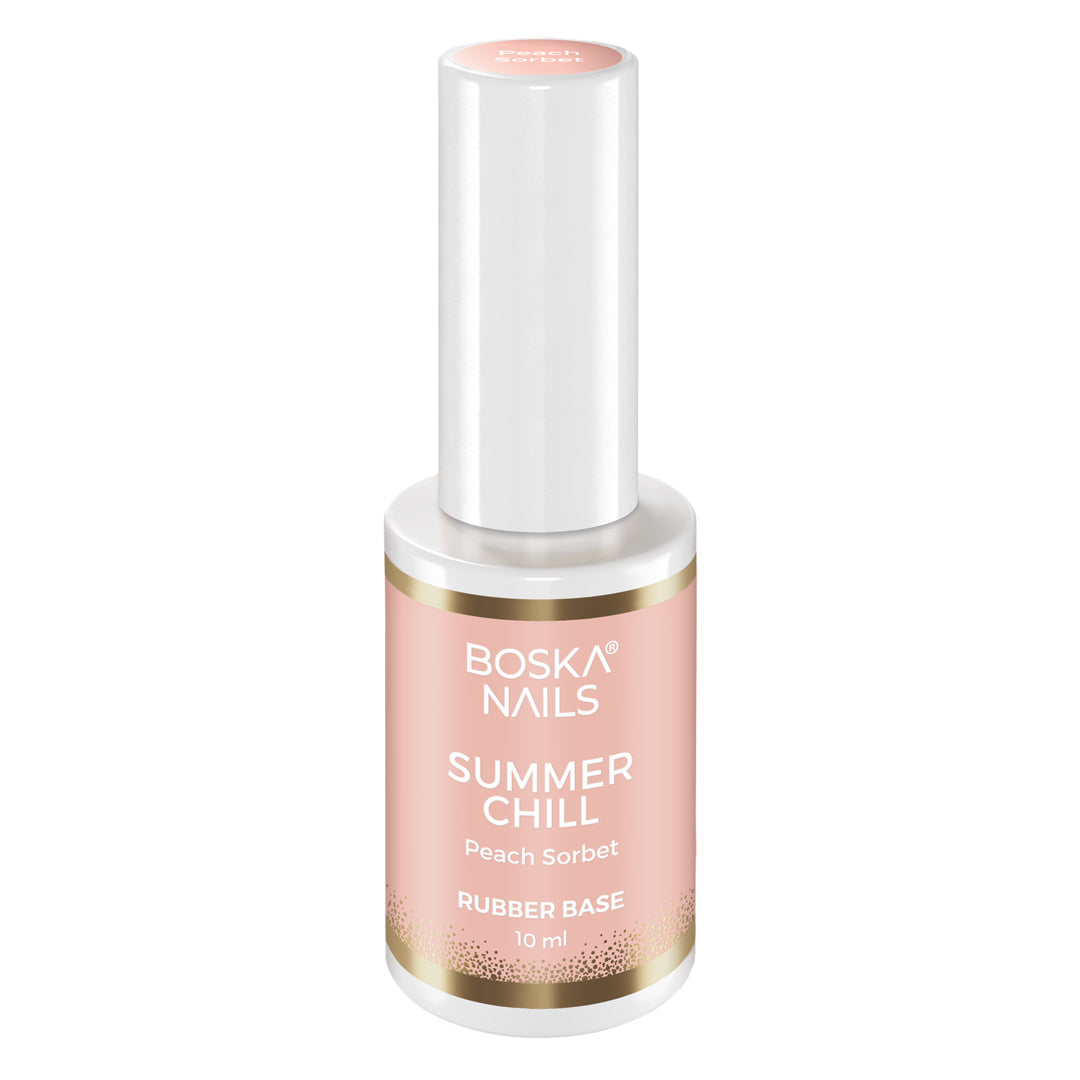 Boska Nails Baza Kauczukowa Summer Chill Peach Sorbet 10 ml