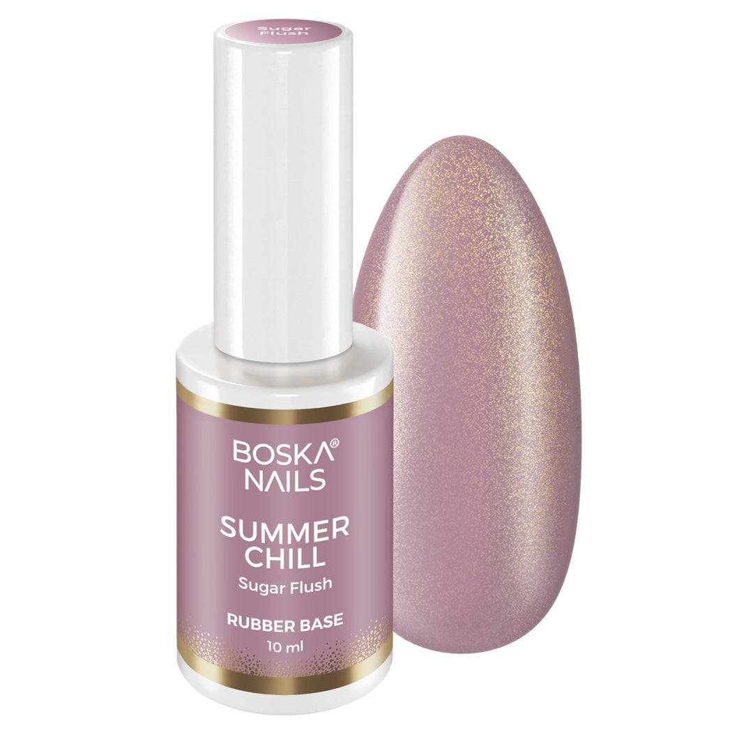 Boska Nails Baza Kauczukowa Summer Chill Sugar Flush 10 ml