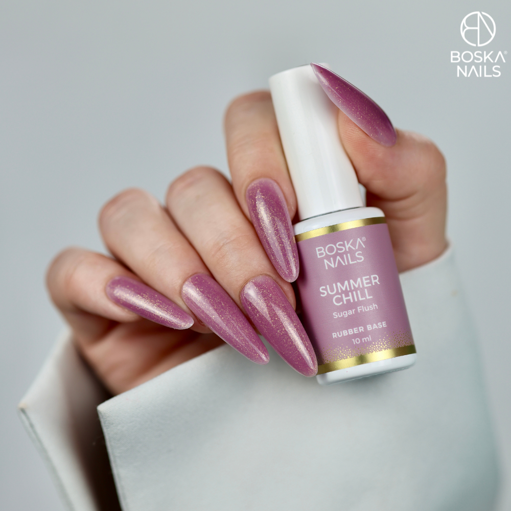 Boska Nails Baza Kauczukowa Summer Chill Sugar Flush 10 ml