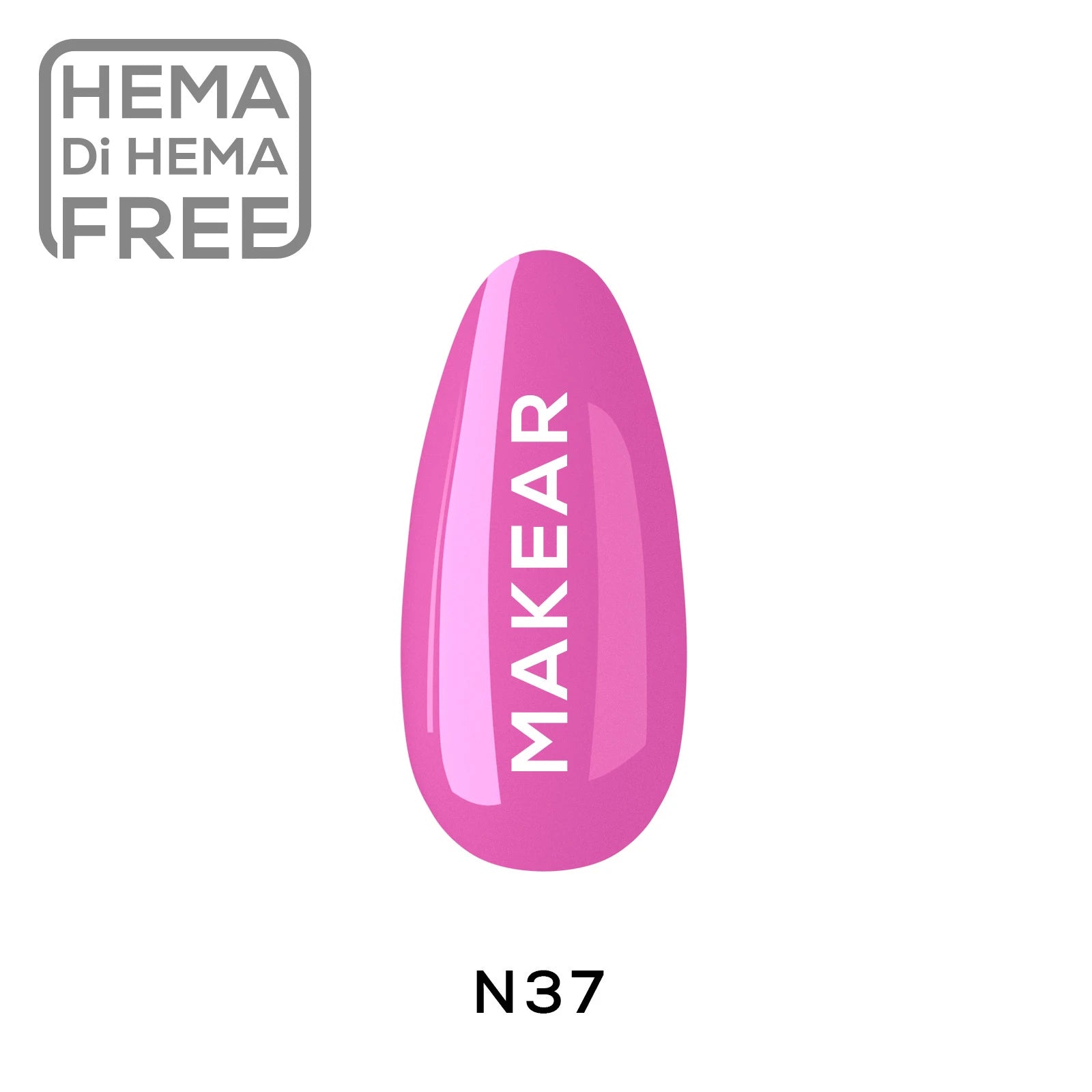 Makear Lakier Hybrydowy N37 Neon 8Ml