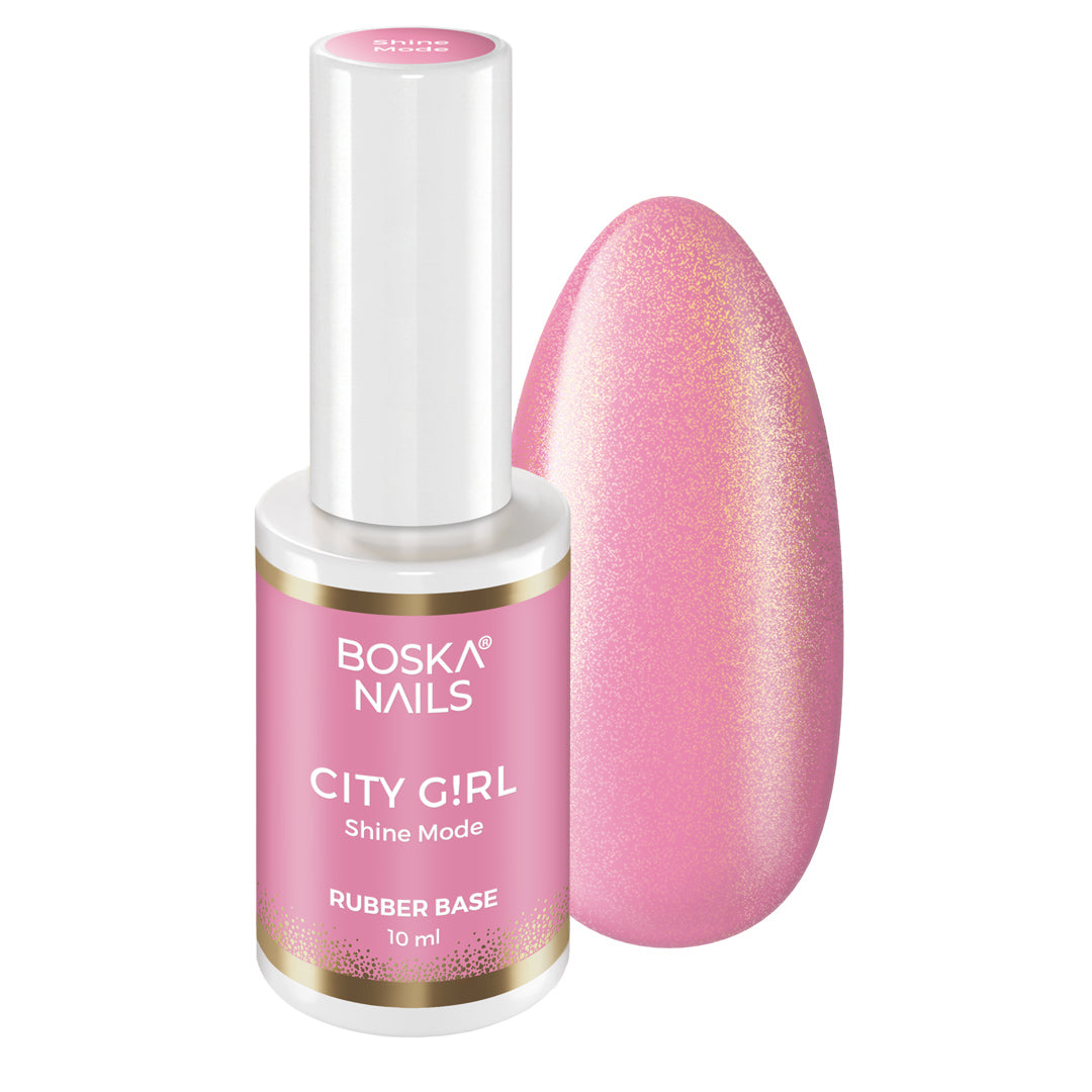 Boska Nails Baza Kauczukowa Rubber City Girl Shine Mode 10 ml