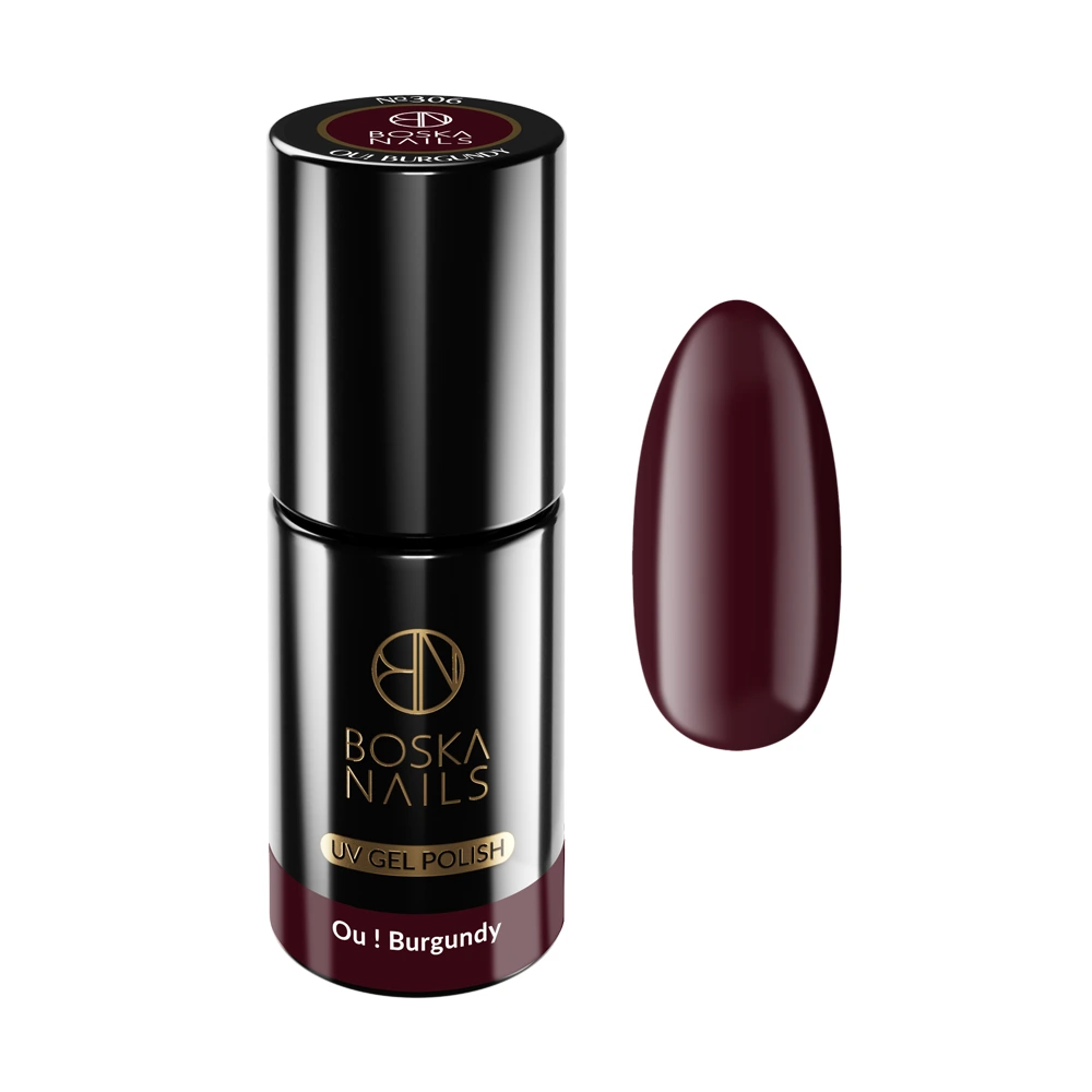 Boska Nails Lakier Hybrydowy Divine Ou! Burgundy No 306 6ml