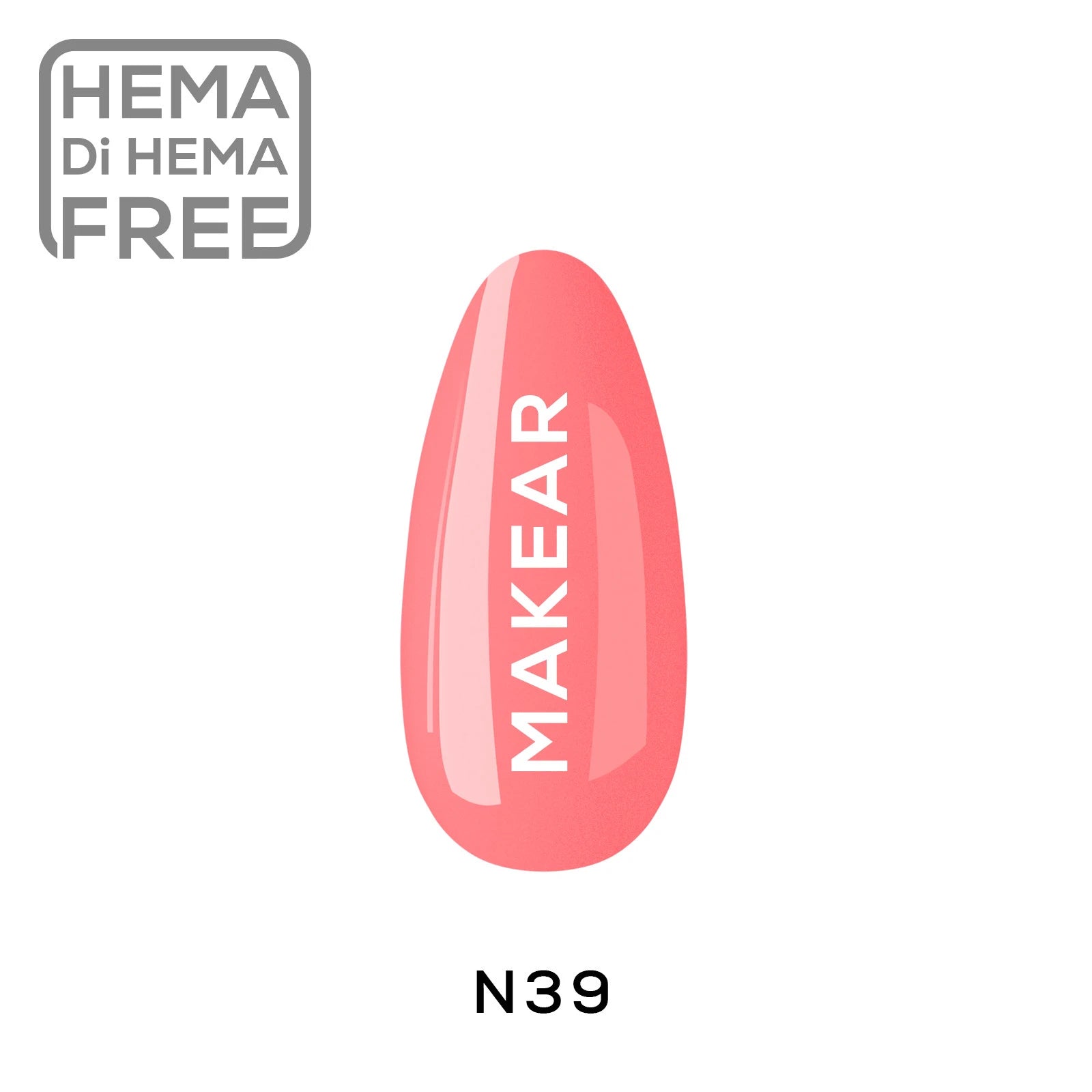 Makear Lakier Hybrydowy N39 Neon 8Ml