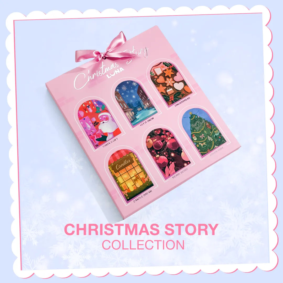 LunaMoon Christmas Story Collection Świąteczny Zestaw Lakierów Hybrydowych