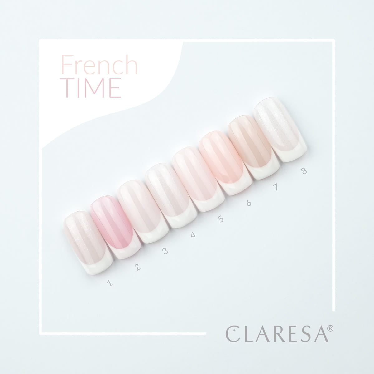 Claresa - Lakier hybrydowy French Time 1 - 5g