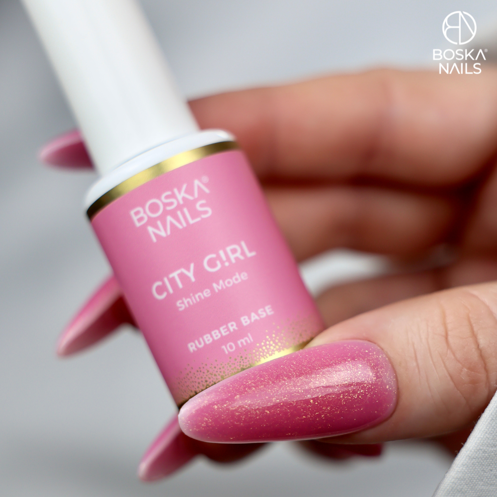 Boska Nails Baza Kauczukowa Rubber City Girl Shine Mode 10 ml