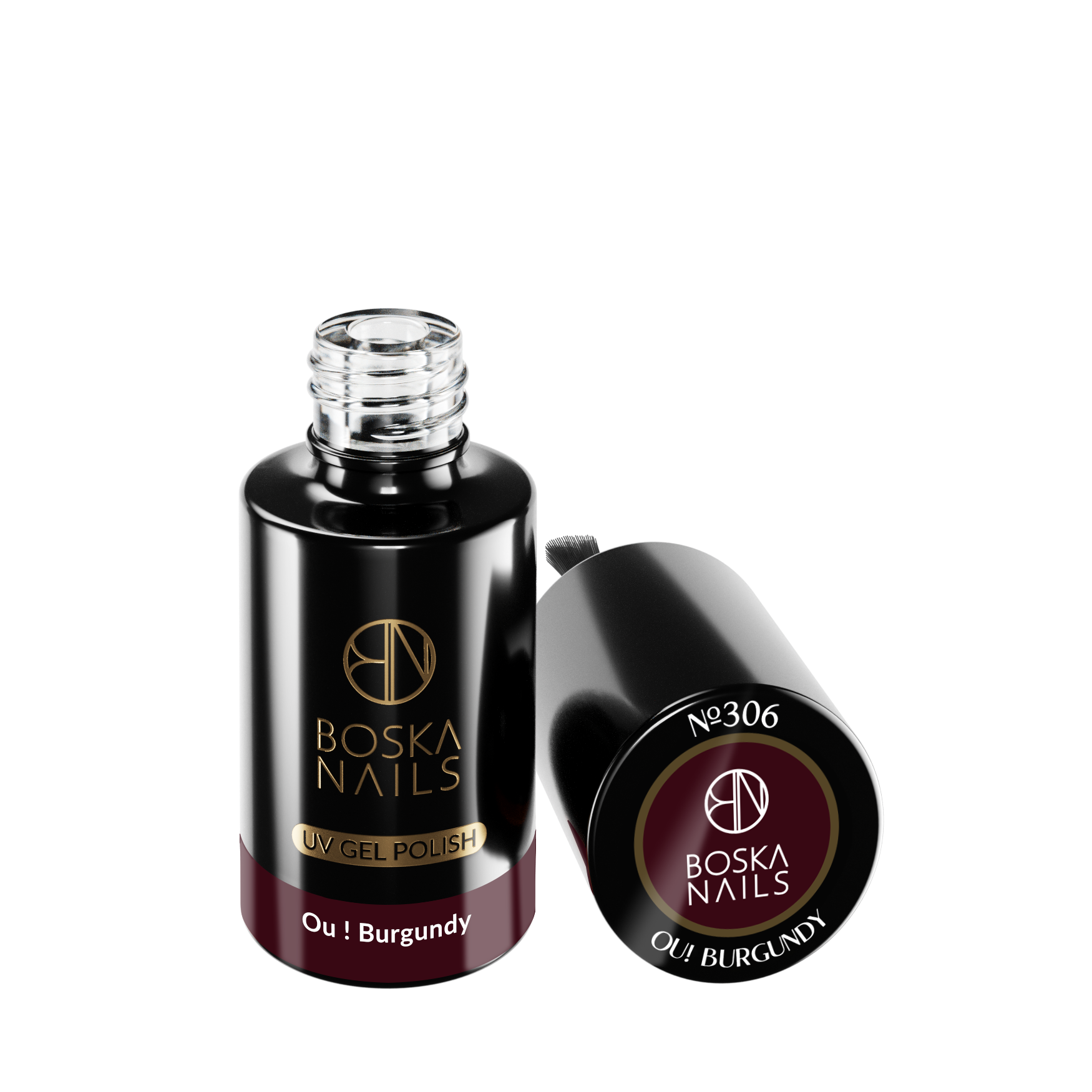 Boska Nails Lakier Hybrydowy Divine Ou! Burgundy No 306 6ml