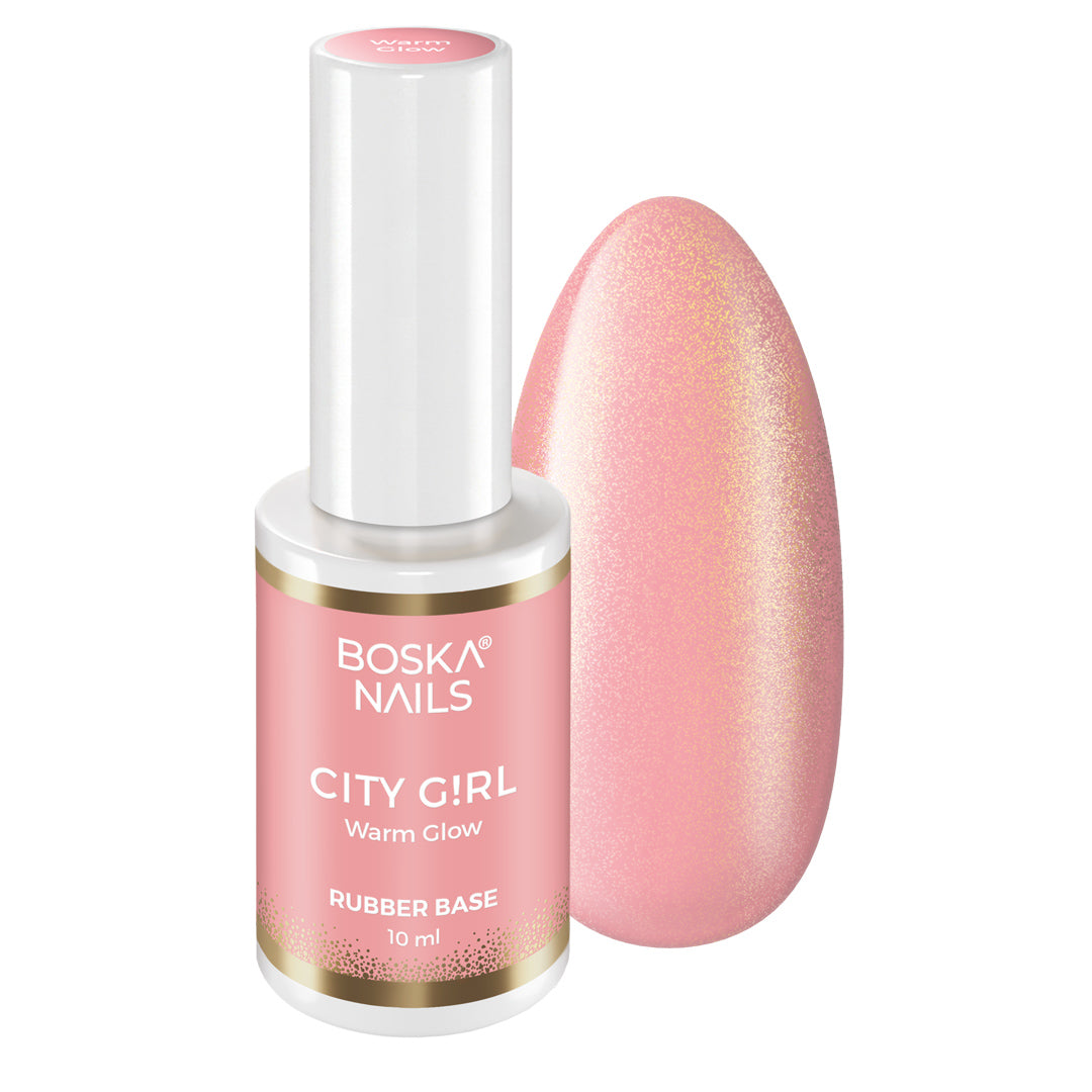 Boska Nails Baza Kauczukowa Rubber City Girl Warm Glow 10 ml