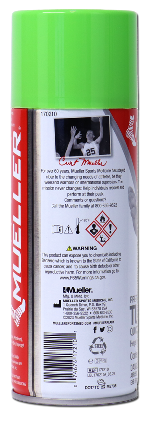 Mueller Tuffner "Pre Tape" Duży - 283g - Szybkoschnący Klej Pod Taśmy (Quick Drying Spray)