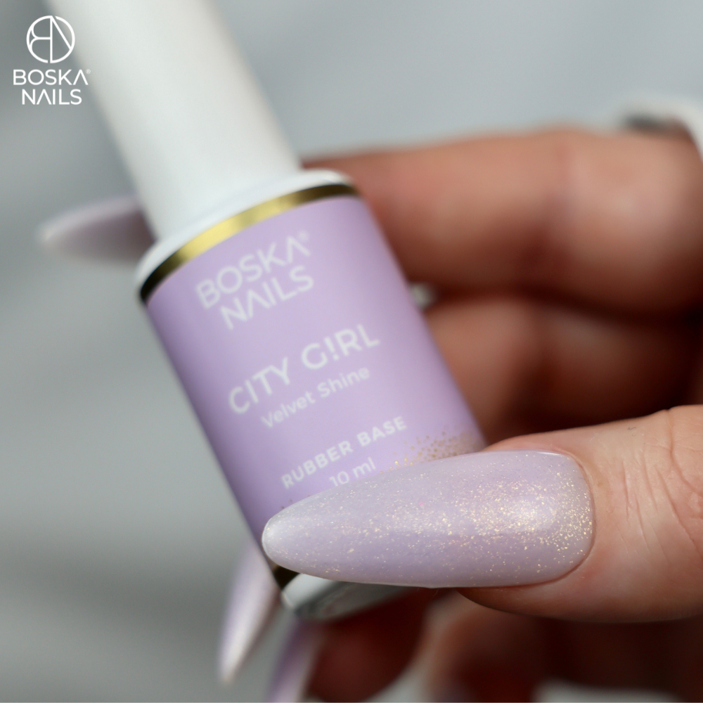 Boska Nails Baza Kauczukowa Rubber City Girl Velvet Shine 10 ml