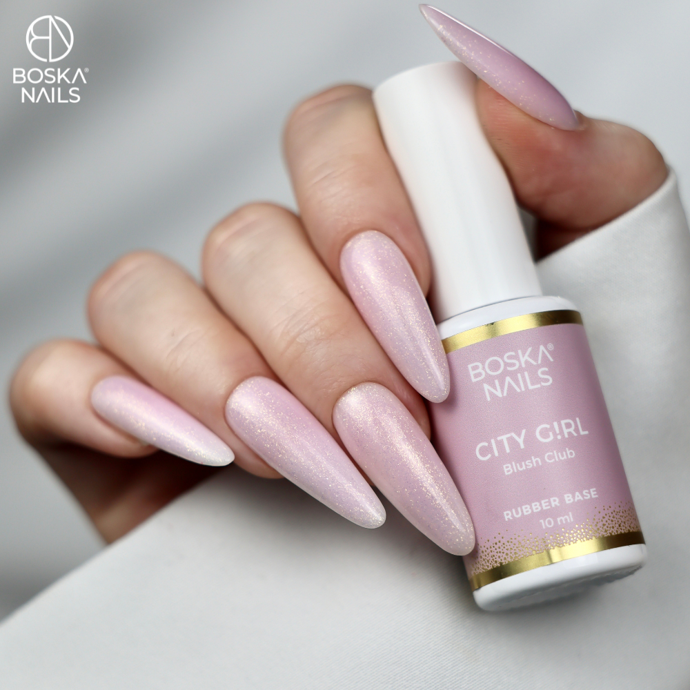 Boska Nails Baza Kauczukowa Rubber City Girl Blush Club 10 ml