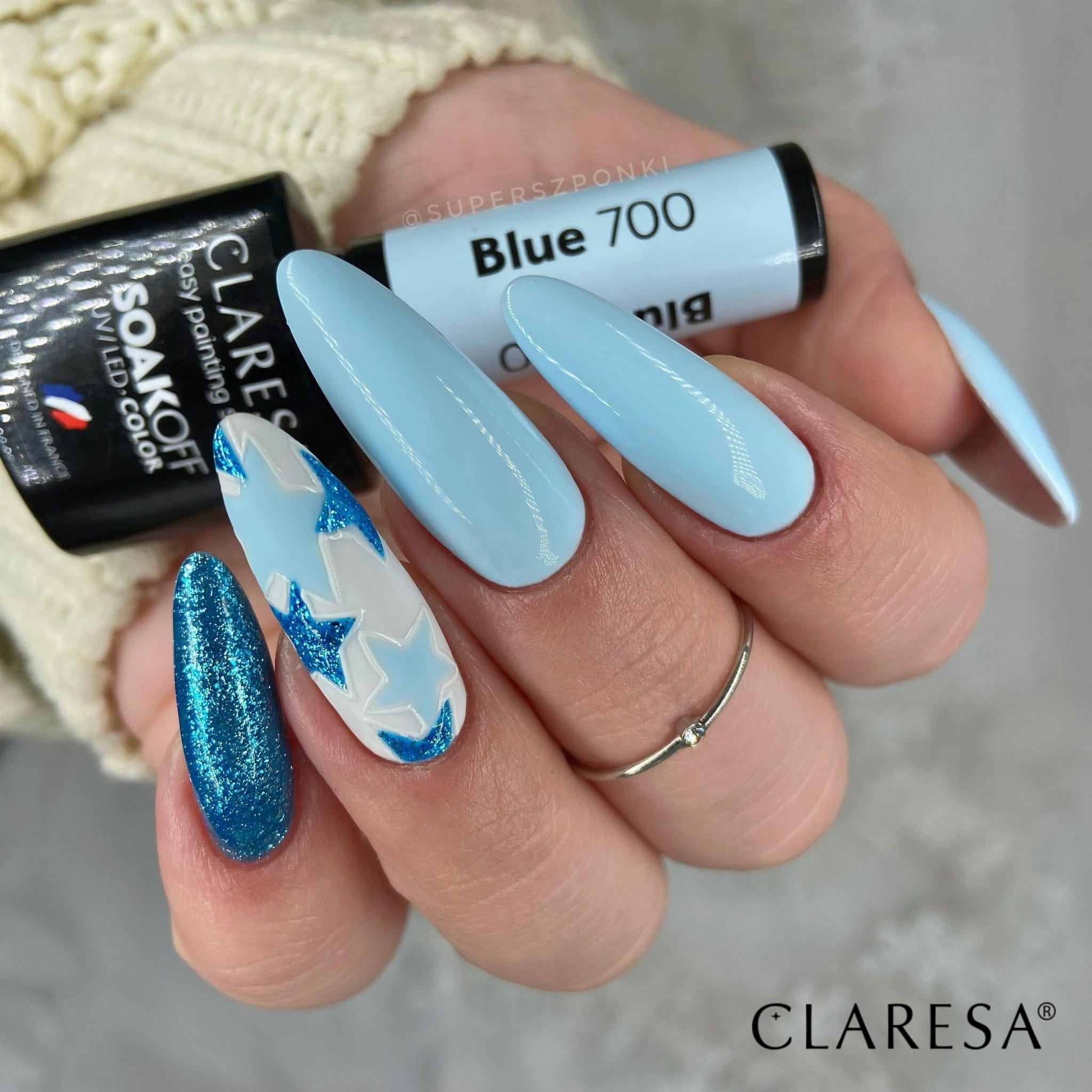 Claresa - Lakier hybrydowy Blue 700 -5g