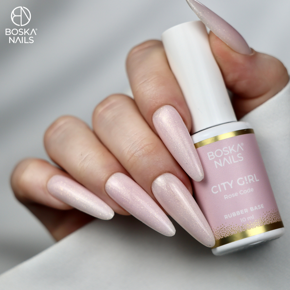 Boska Nails Baza Kauczukowa Rubber City Girl Rose Code 10 ml