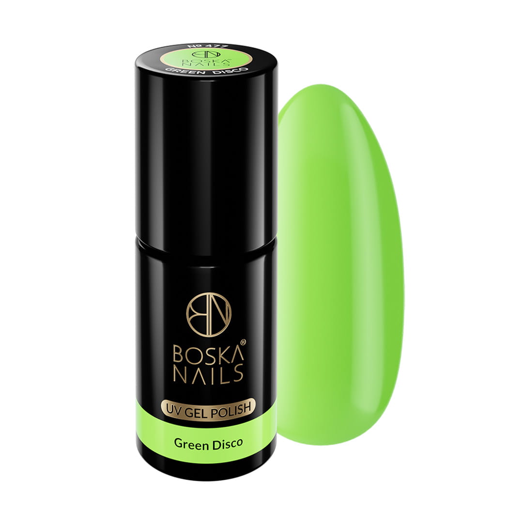 Boska Nails Lakier Hybrydowy Summer Time Green Disco No 477 6ml