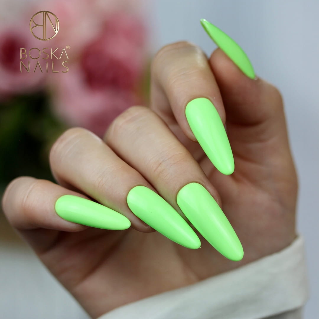Boska Nails Lakier Hybrydowy Summer Time Green Disco No 477 6ml