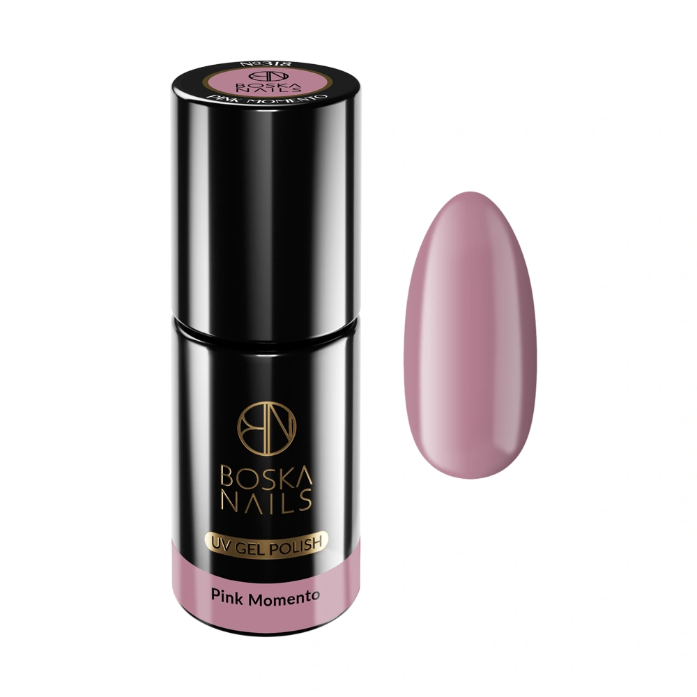 Boska Nails Lakier Hybrydowy Divine Pink Momento No 318 6ml