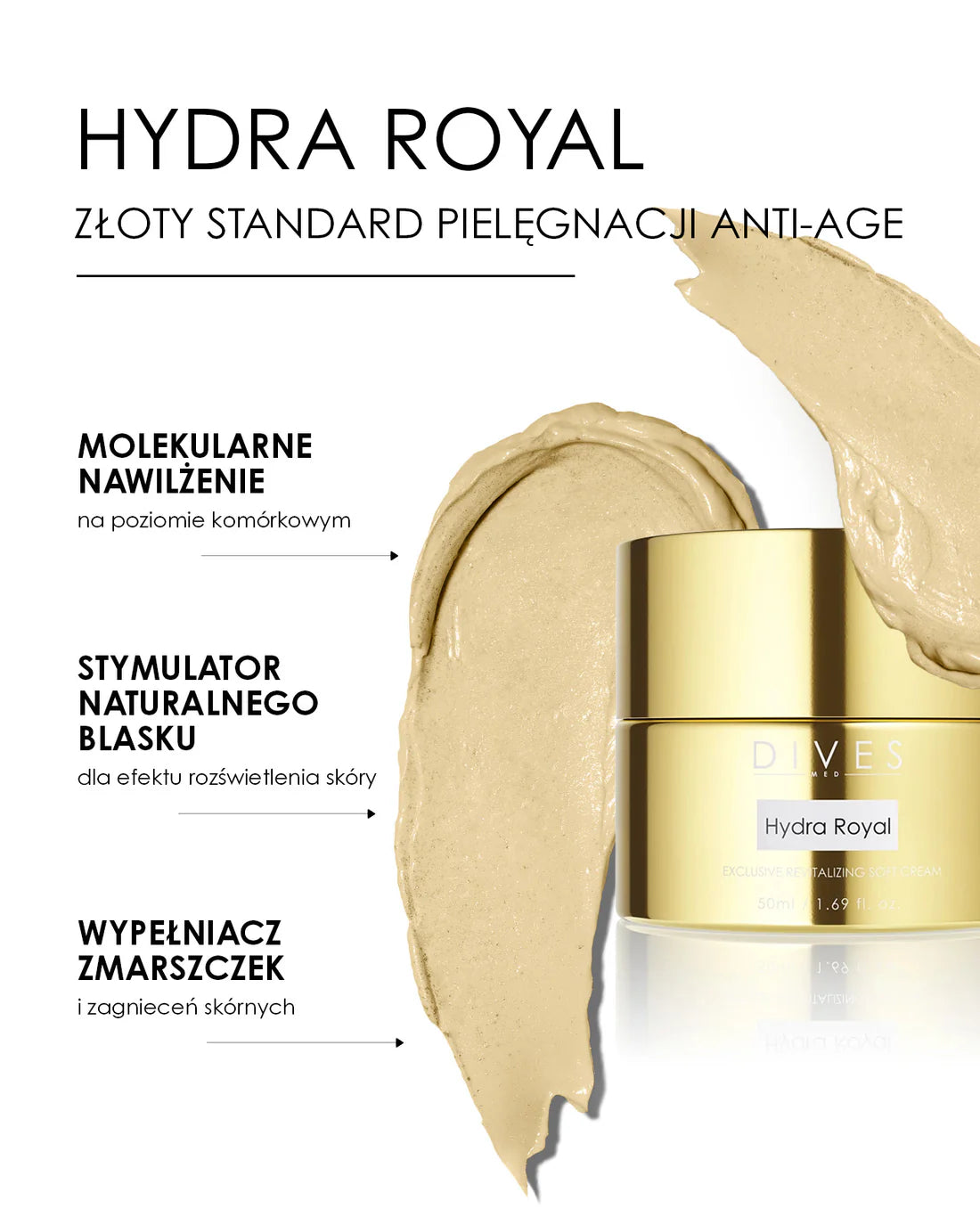 Dives Hydra Royal - Exclusive Revitalizing Soft Cream Zaawansowany Krem Przeciwzmarszczkowy 50ml