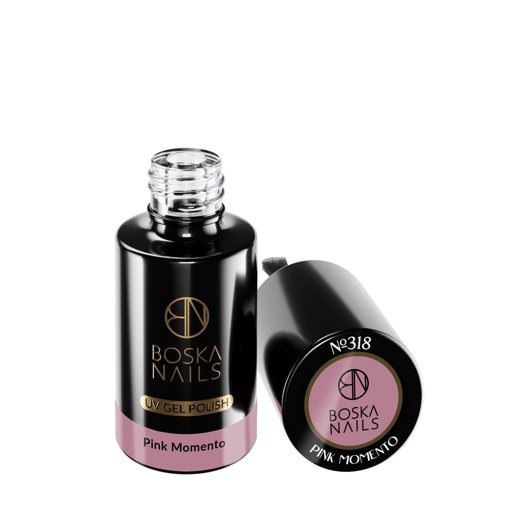 Boska Nails Lakier Hybrydowy Divine Pink Momento No 318 6ml