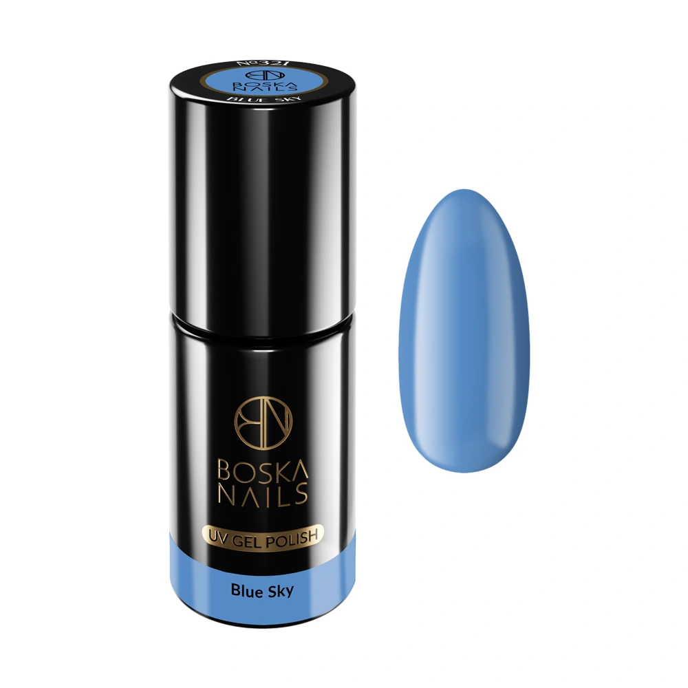 Boska Nails Lakier Hybrydowy Divine Blue Sky No 321 6ml
