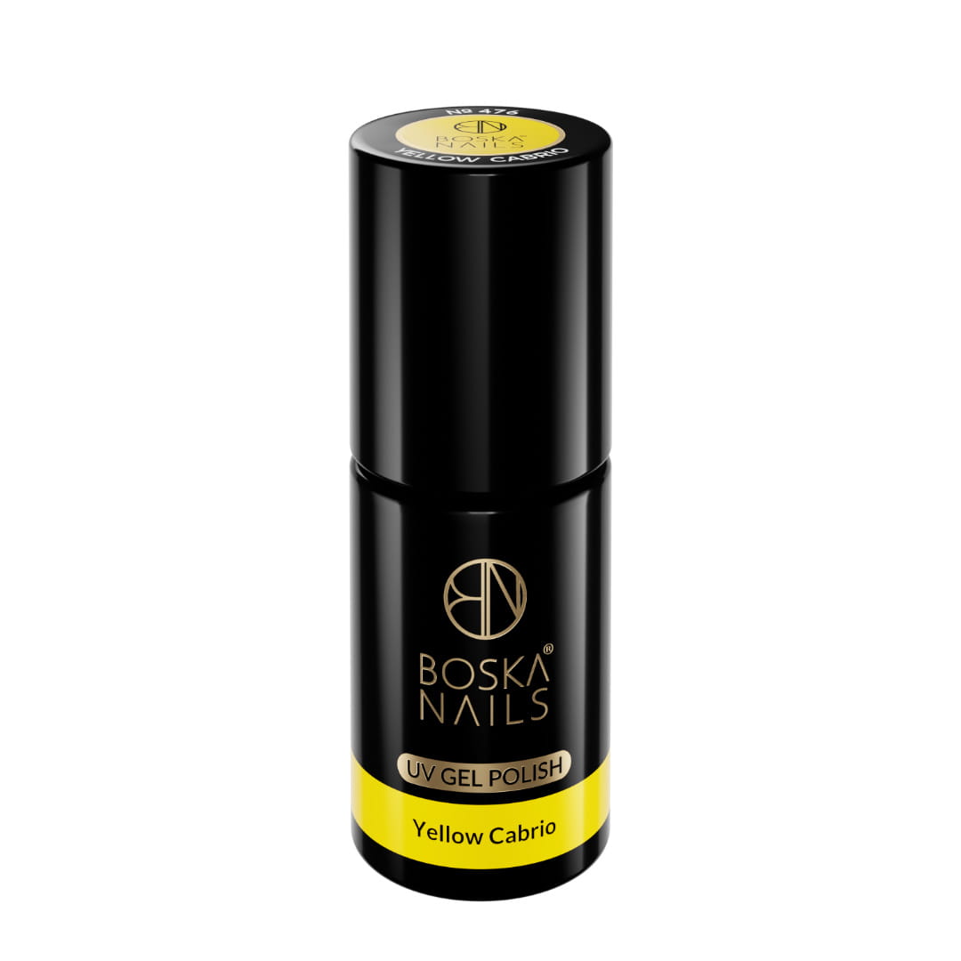 Boska Nails Lakier Hybrydowy Summer Time Yellow Cabrio No 476 6ml