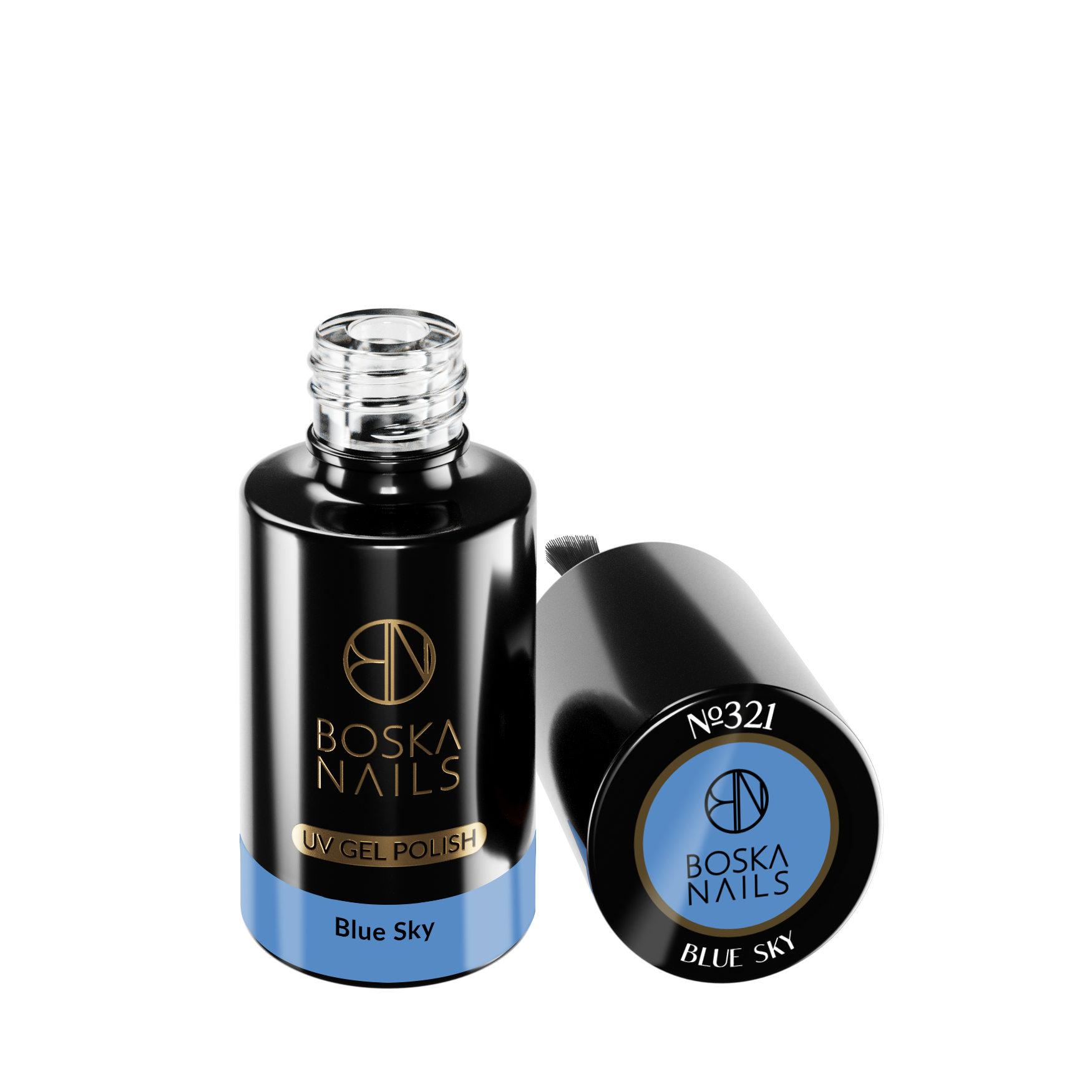Boska Nails Lakier Hybrydowy Divine Blue Sky No 321 6ml