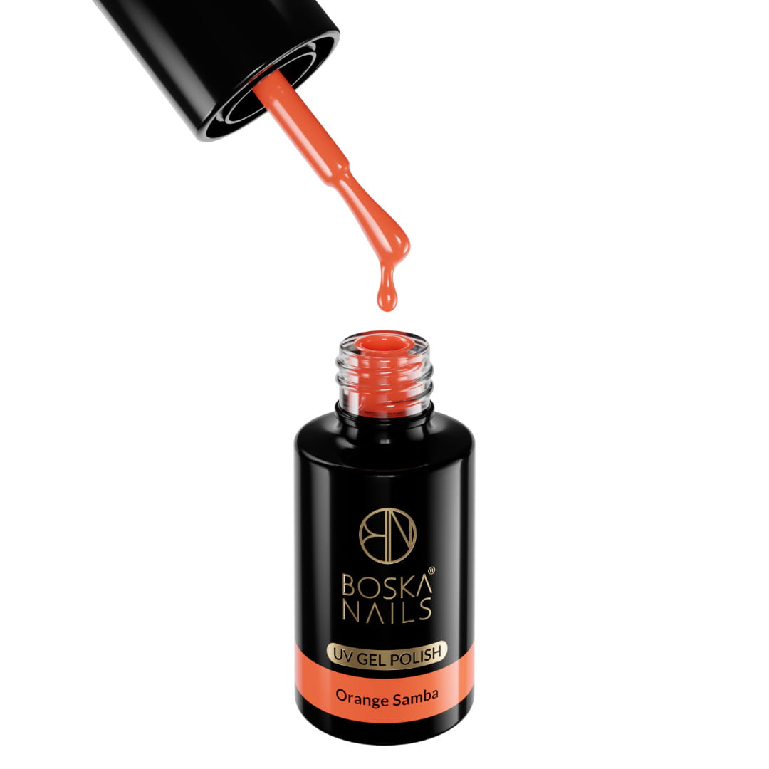 Boska Nails Lakier Hybrydowy Summer Time Orange Samba No 475 6ml