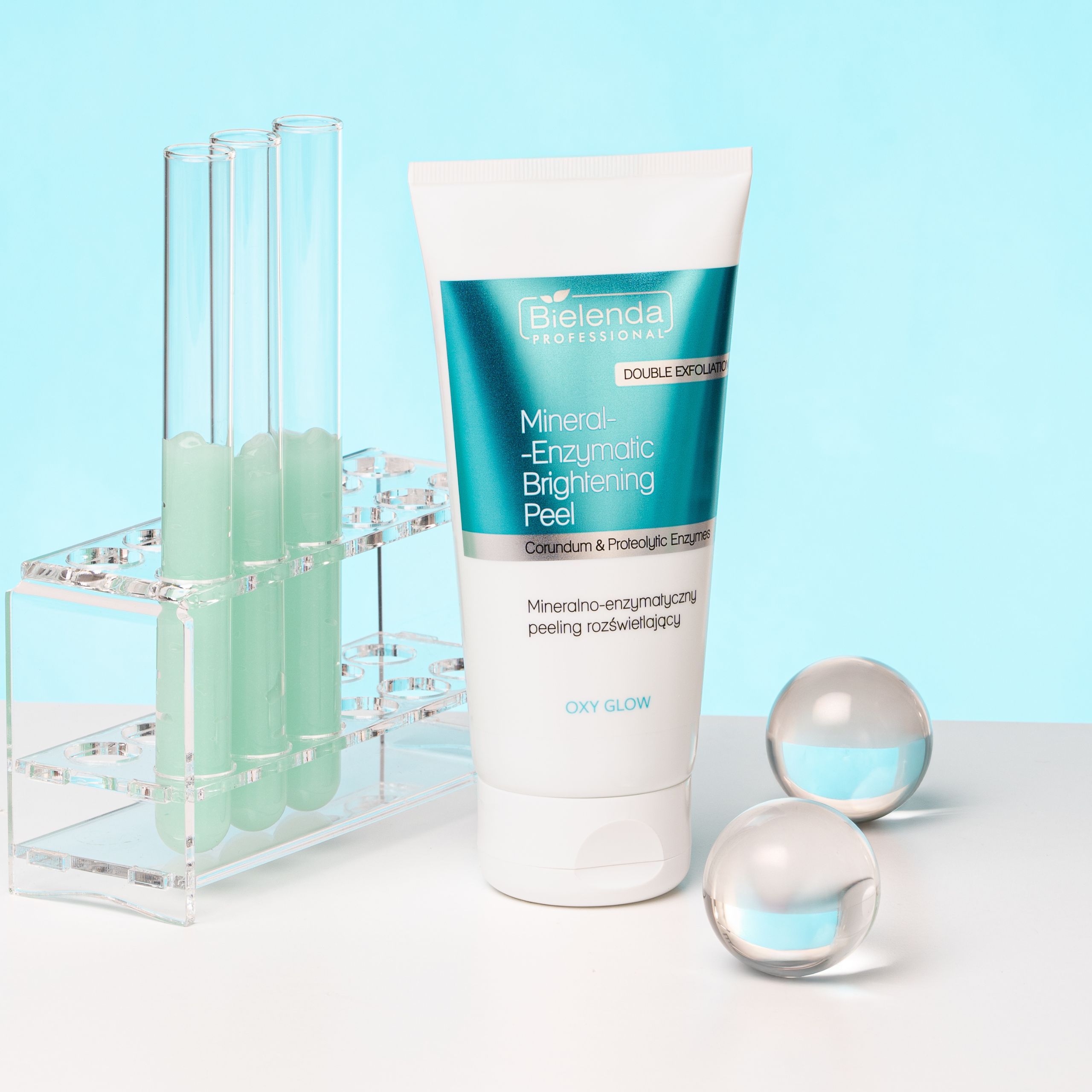 Bielenda Oxy Glow Mineralno - Enzymatyczny Peeling Rozświetlający 150ml