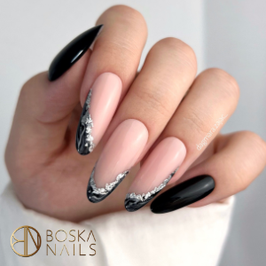 Boska Nails Lakier Hybrydowy Divine Black Hell No 302 6ml