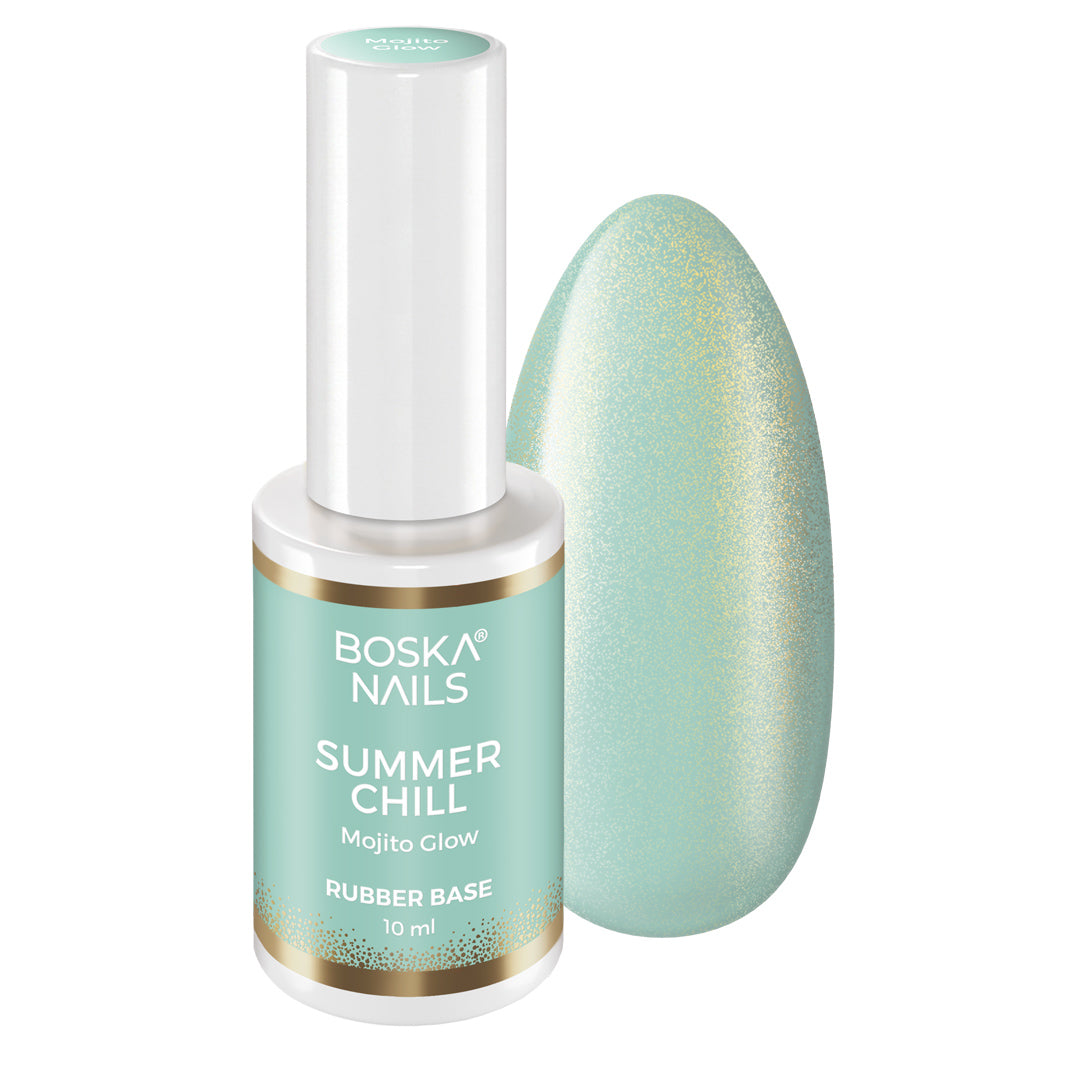 Boska Nails Baza Kauczukowa Summer Chill Mojito Glow 10 ml