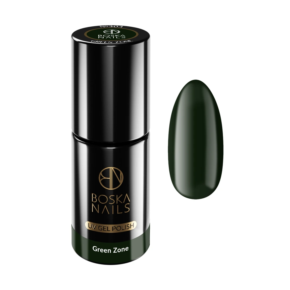 Boska Nails Lakier Hybrydowy Divine Green Zone No 303 6ml