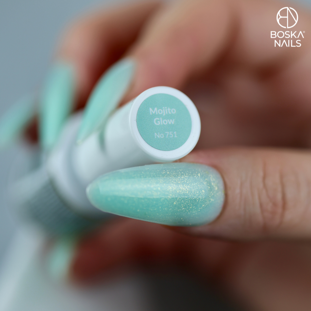 Boska Nails Baza Kauczukowa Summer Chill Mojito Glow 10 ml
