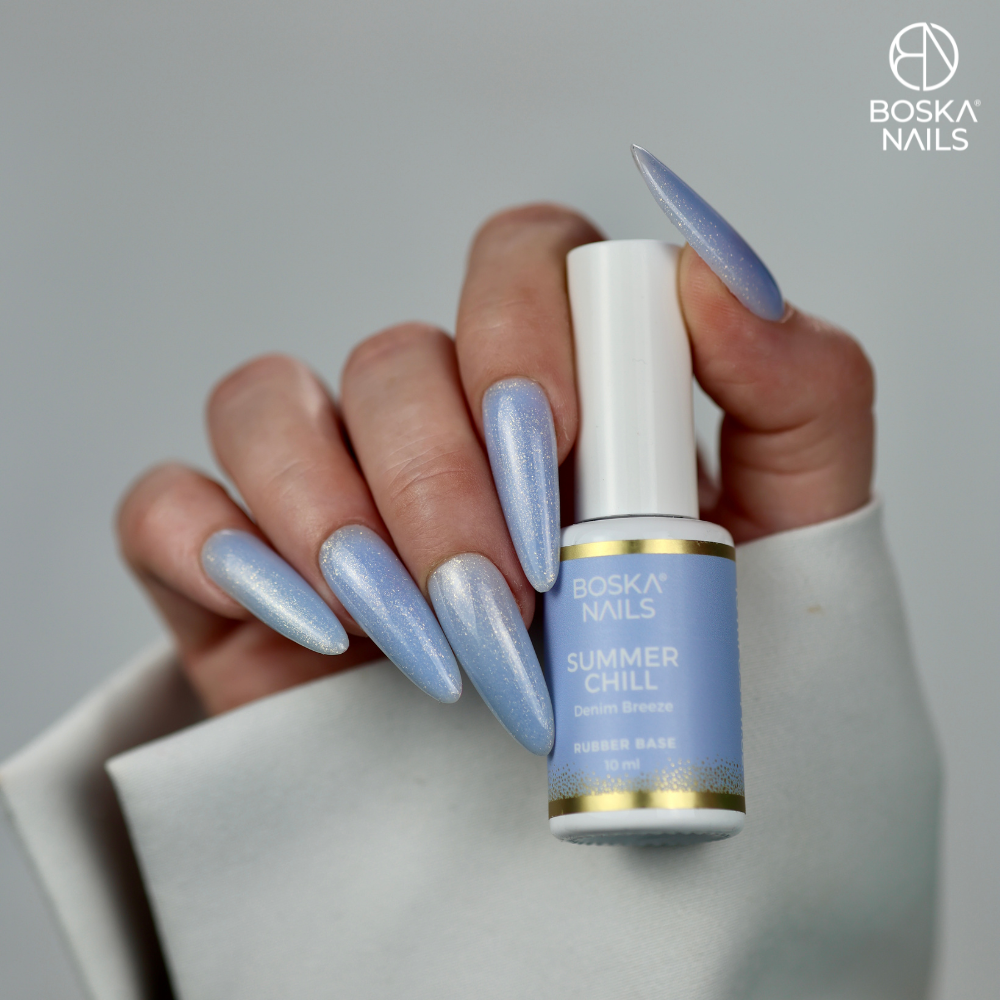 Boska Nails Baza Kauczukowa Summer Chill Denim Breeze 10 ml