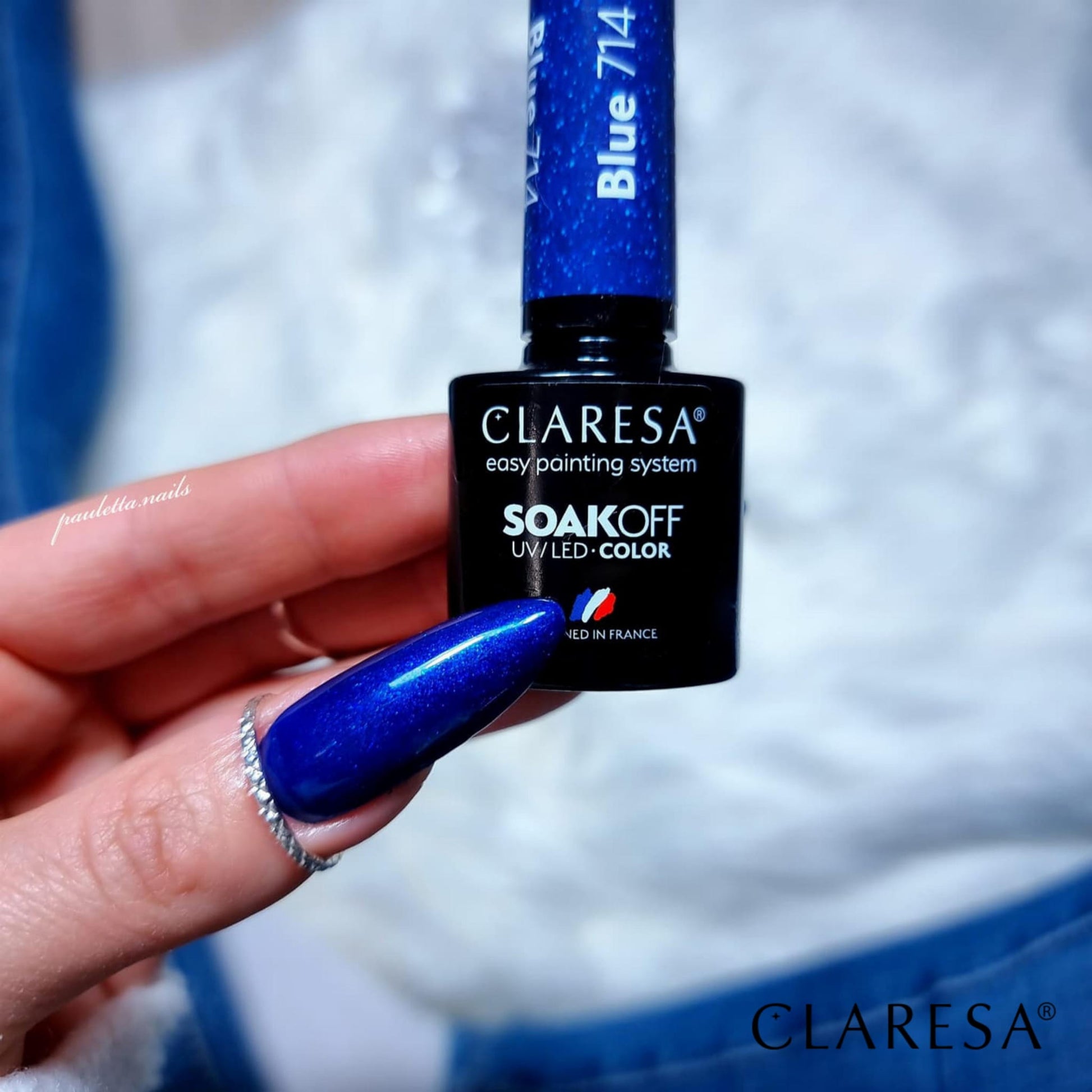 Claresa - Lakier hybrydowy Blue 714 -5g