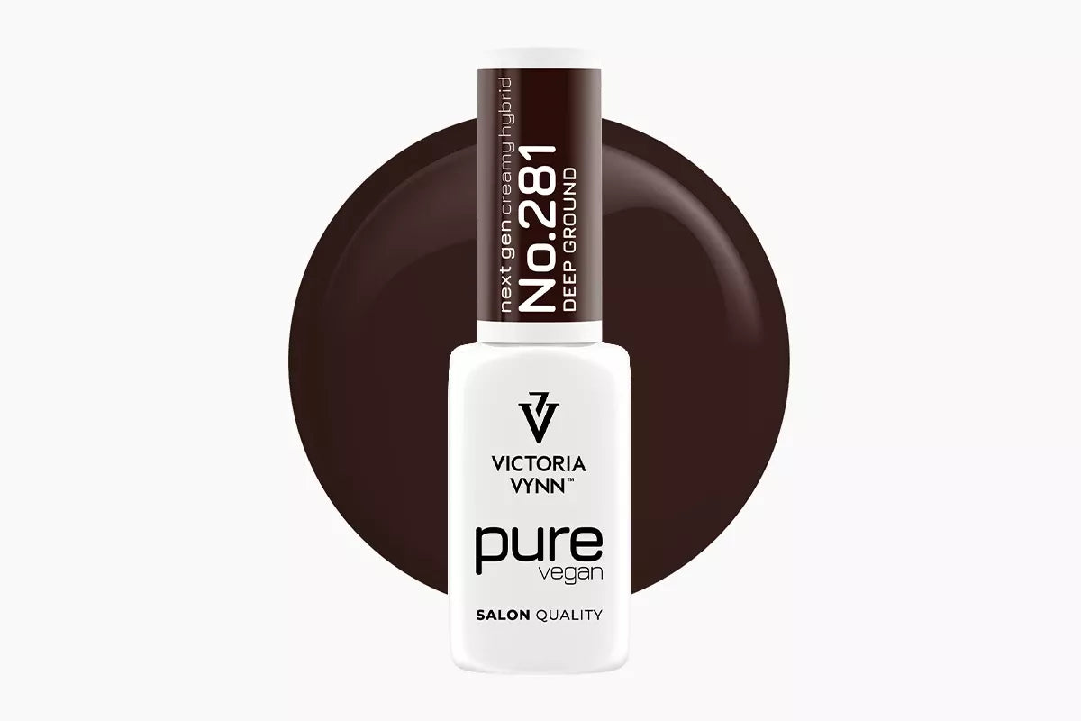 Victoria Vynn Lakier hybrydowy Pure Vegan Creamy 281 Deep Ground 8 ml