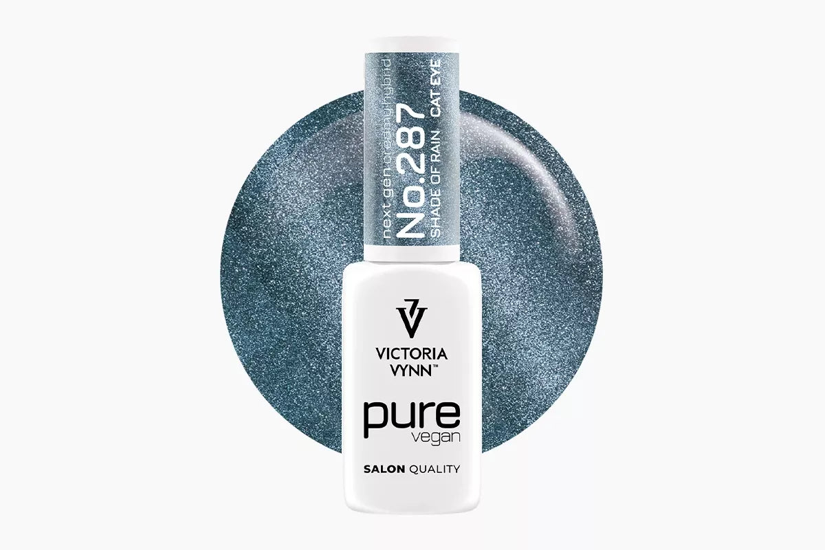 Victoria Vynn Lakier hybrydowy Pure Vegan Creamy Cat Eye 287 Shade of Rain 8 ml