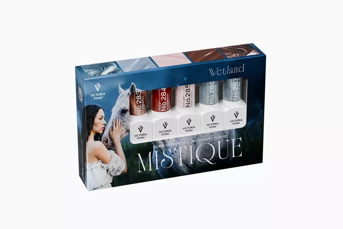 Victoria Vynn Zestaw 5 Lakierów hybrydowych Pure Vegan Mistique Wetland 283-287 5x8 ml