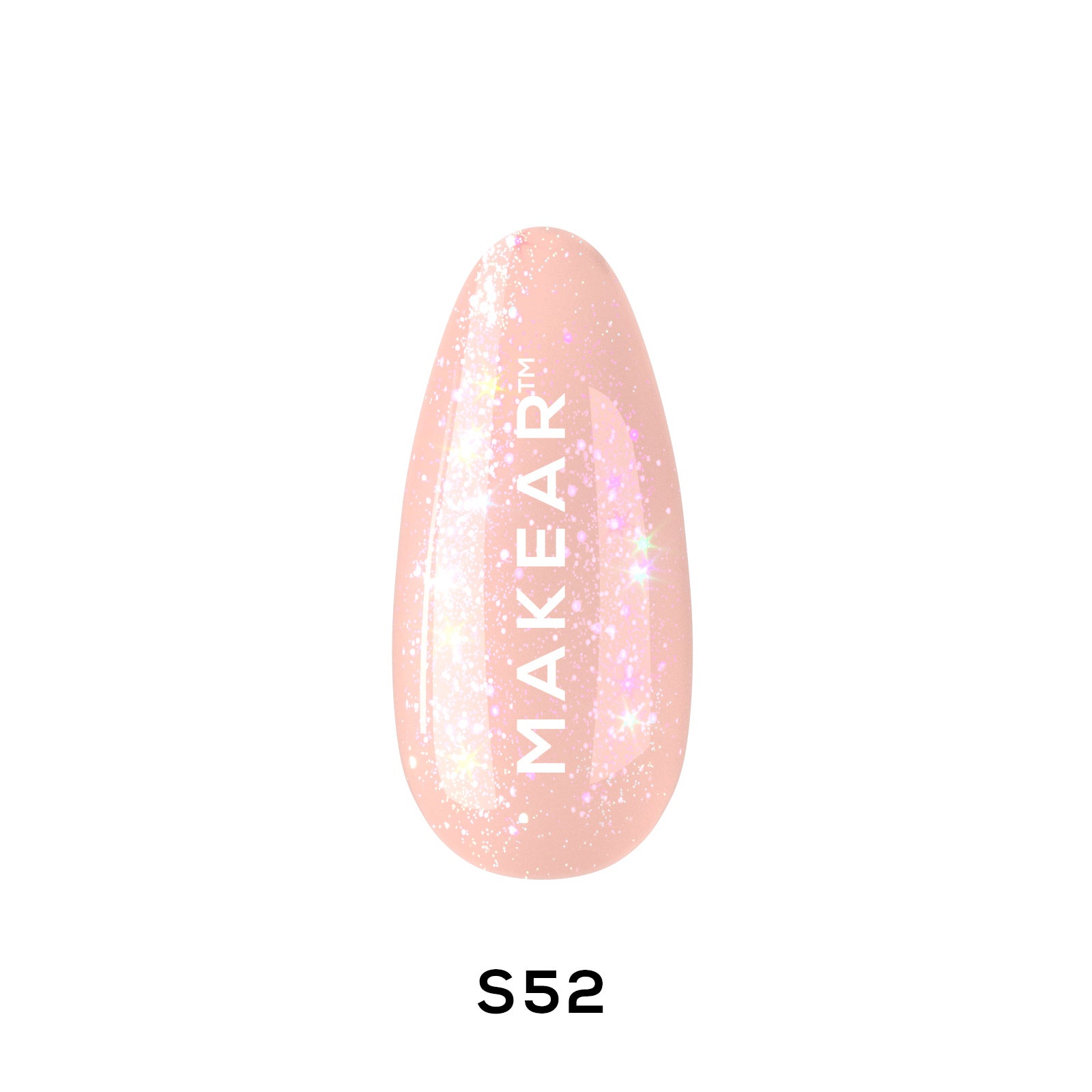 Makear Lakier Hybrydowy S52 Glitter Idol