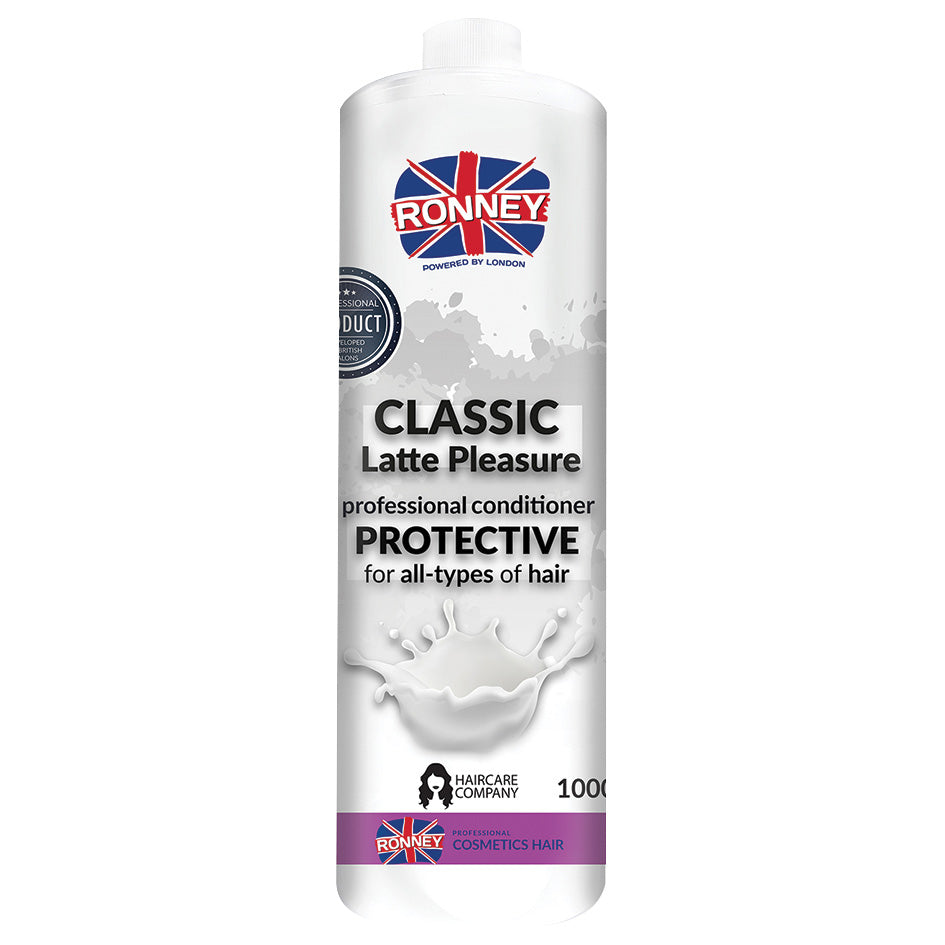 Ronney Ronney Professional Conditioner Classic Latte Pleasure Protective - Odżywka Ochronna Do Każdego Rodzaju Włosów 1000 Ml — Składniki i ocena