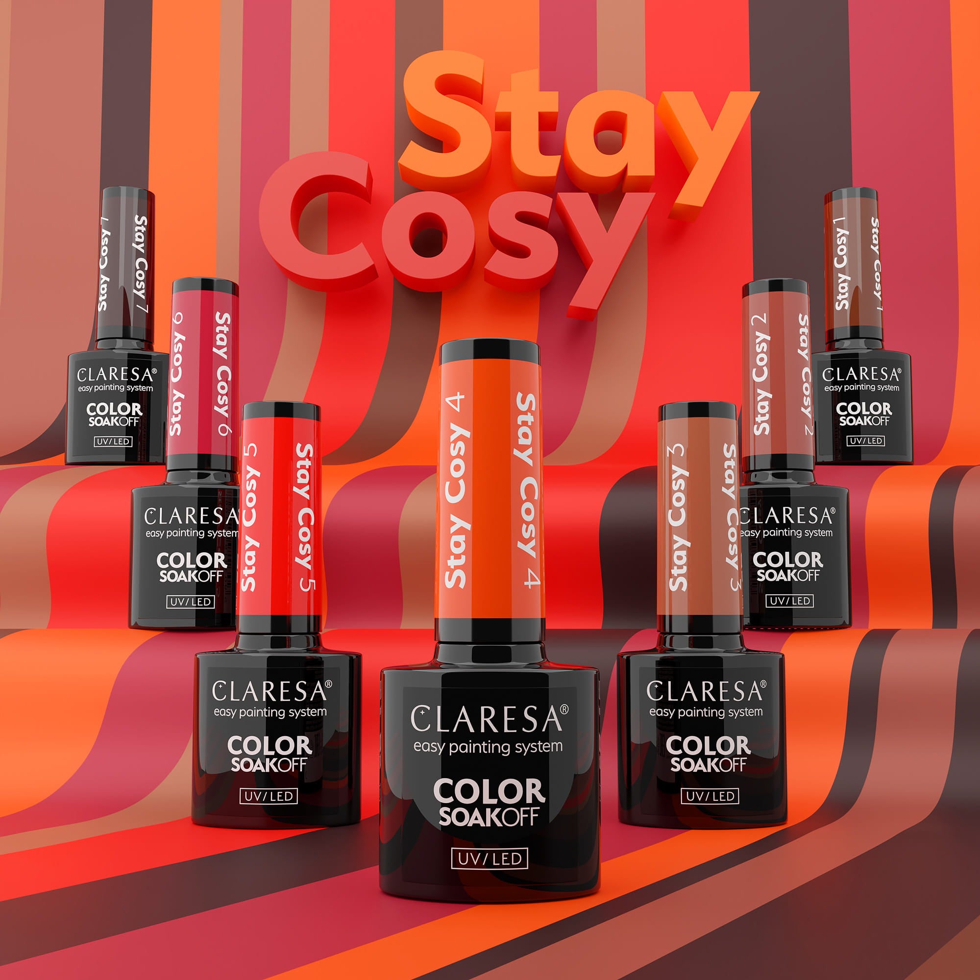 Claresa - Lakier Hybrydowy STAY COSY 1 -5g