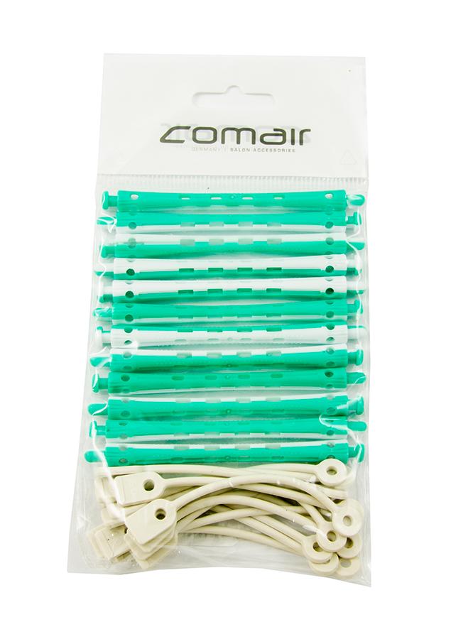 Wałki do Trwałej Comair Biało-Zielone 6mm 12szt