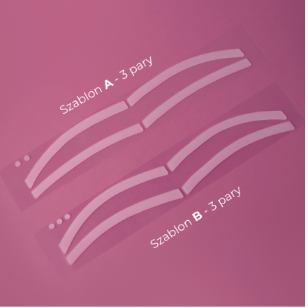 Wonder Lashes Szablony Do Koloryzacji Brwi Airbrush Stencils Silikonowe 6 Par