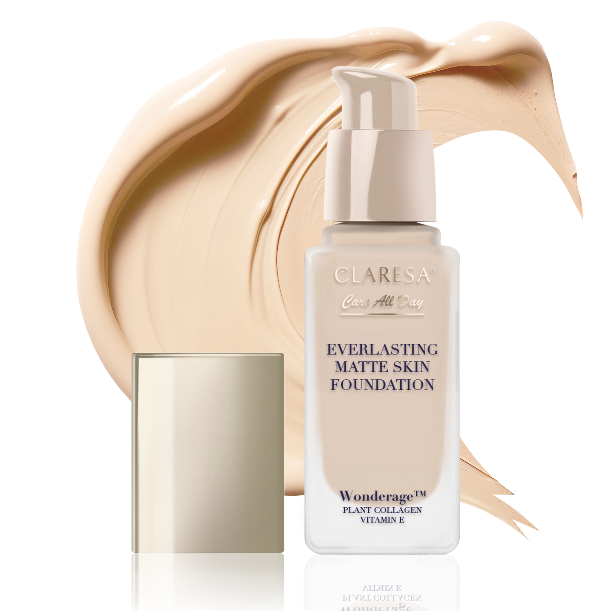Claresa Care All Day Everlasting Matte Skin Foundation 03 Vanilla Podkład Matująco-Wygładzający, 32ml