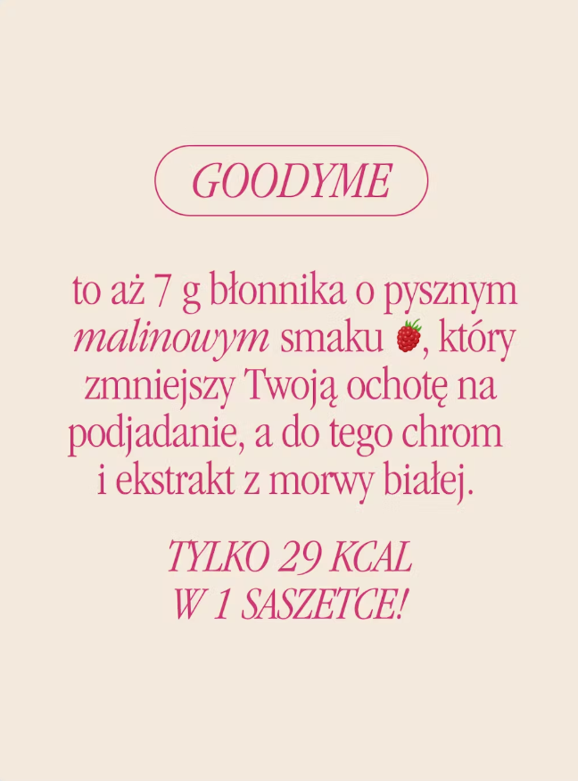 Health Labs Care Goodyme Błonnik Funkcjonalny Dla Uczucia Sytości 30 Saszetek