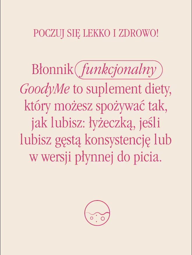 Health Labs Care Goodyme Błonnik Funkcjonalny Dla Uczucia Sytości 30 Saszetek