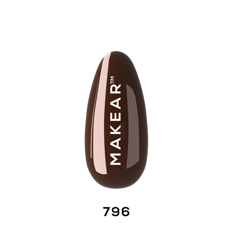 Makear Lakier Hybrydowy 796 Je t'aime 8 ml