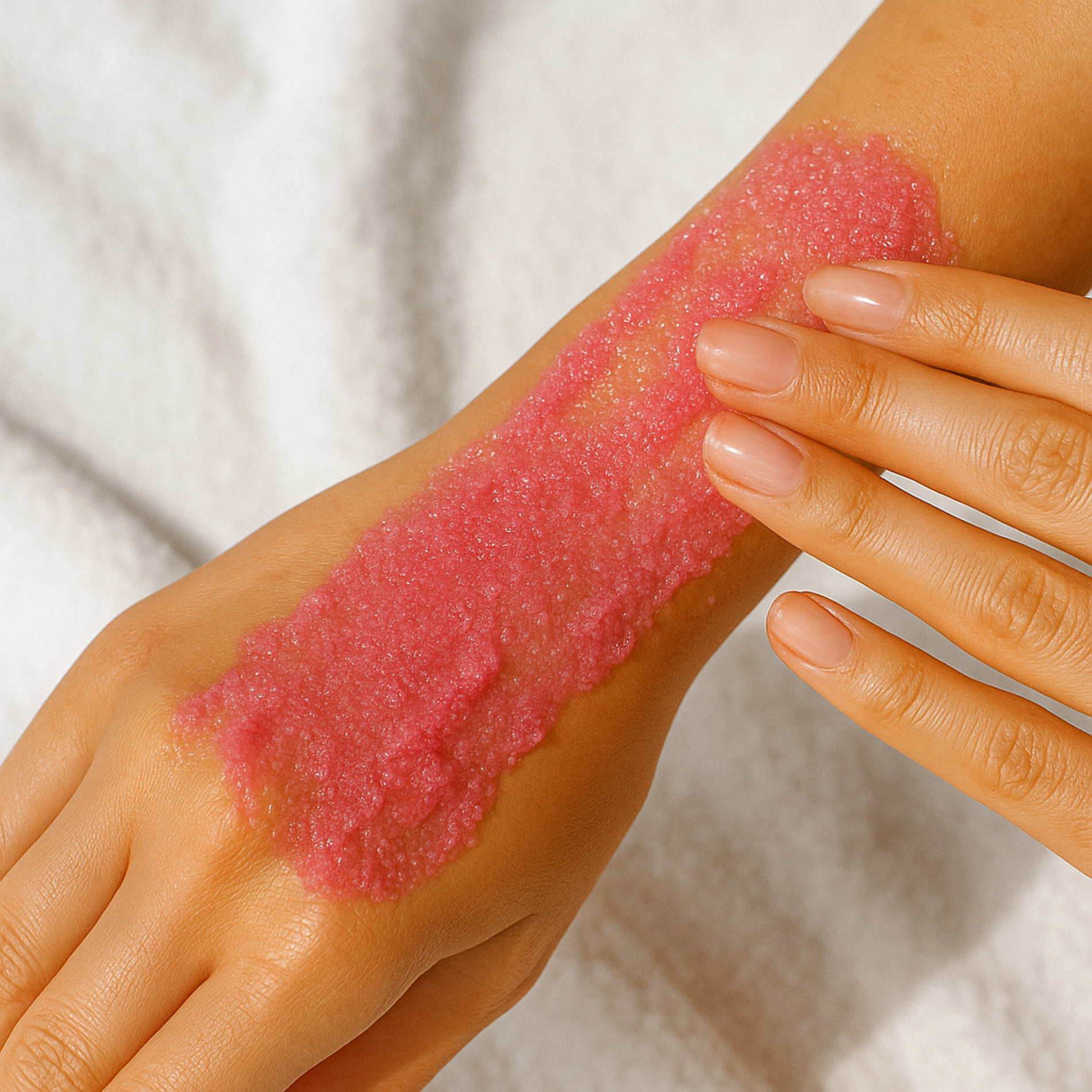 Peeling Cukrowy Do Ciała O Zapachu Truskawkowej Pianki 250 Ml