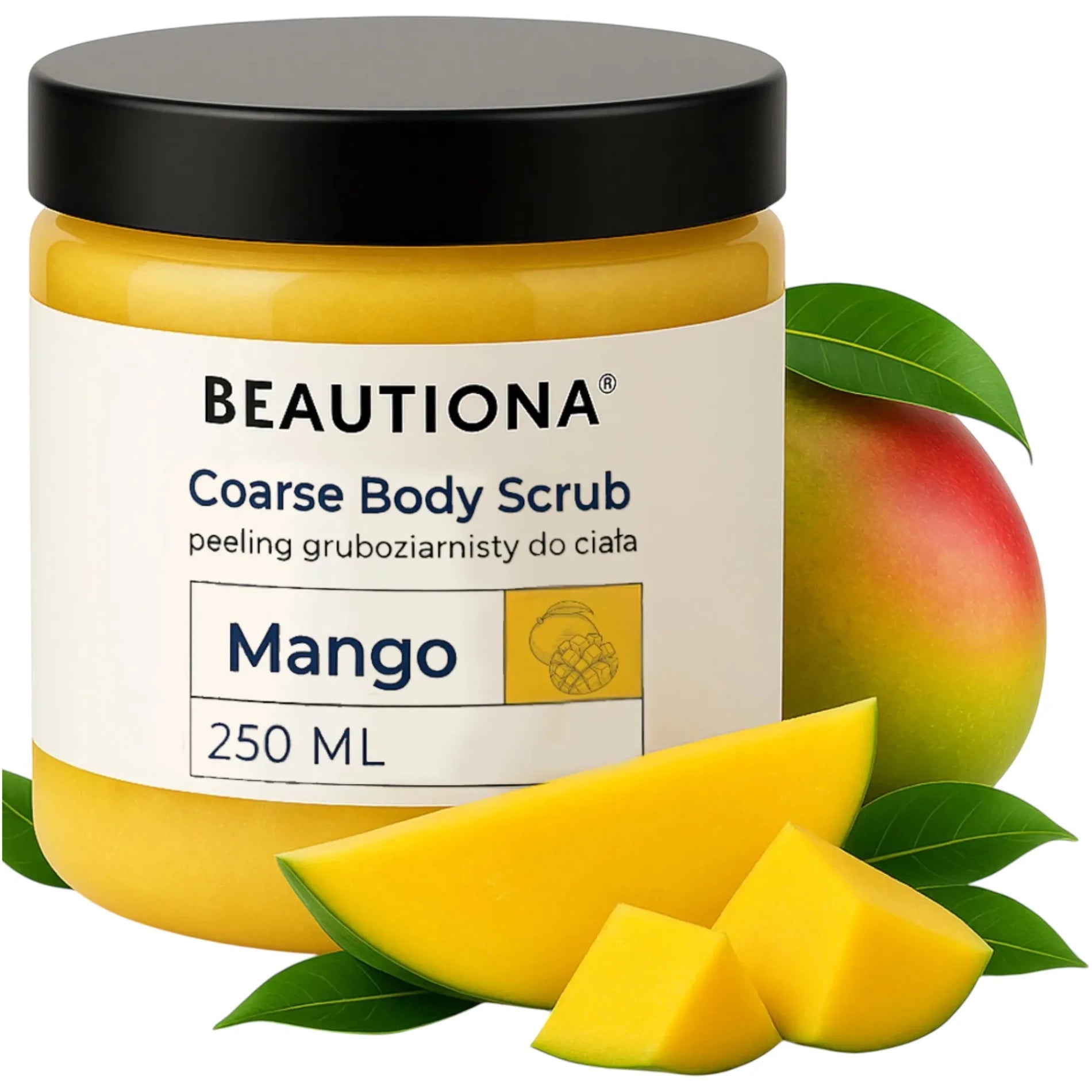 Peeling Cukrowy Gruboziarnisty Do Ciała O Zapachu Mango 250 Ml
