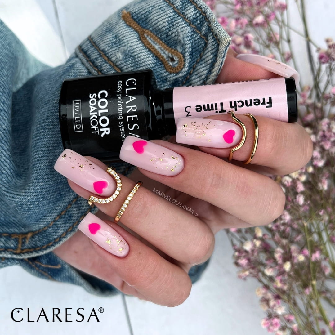 Claresa - Lakier hybrydowy French Time 3 - 5g