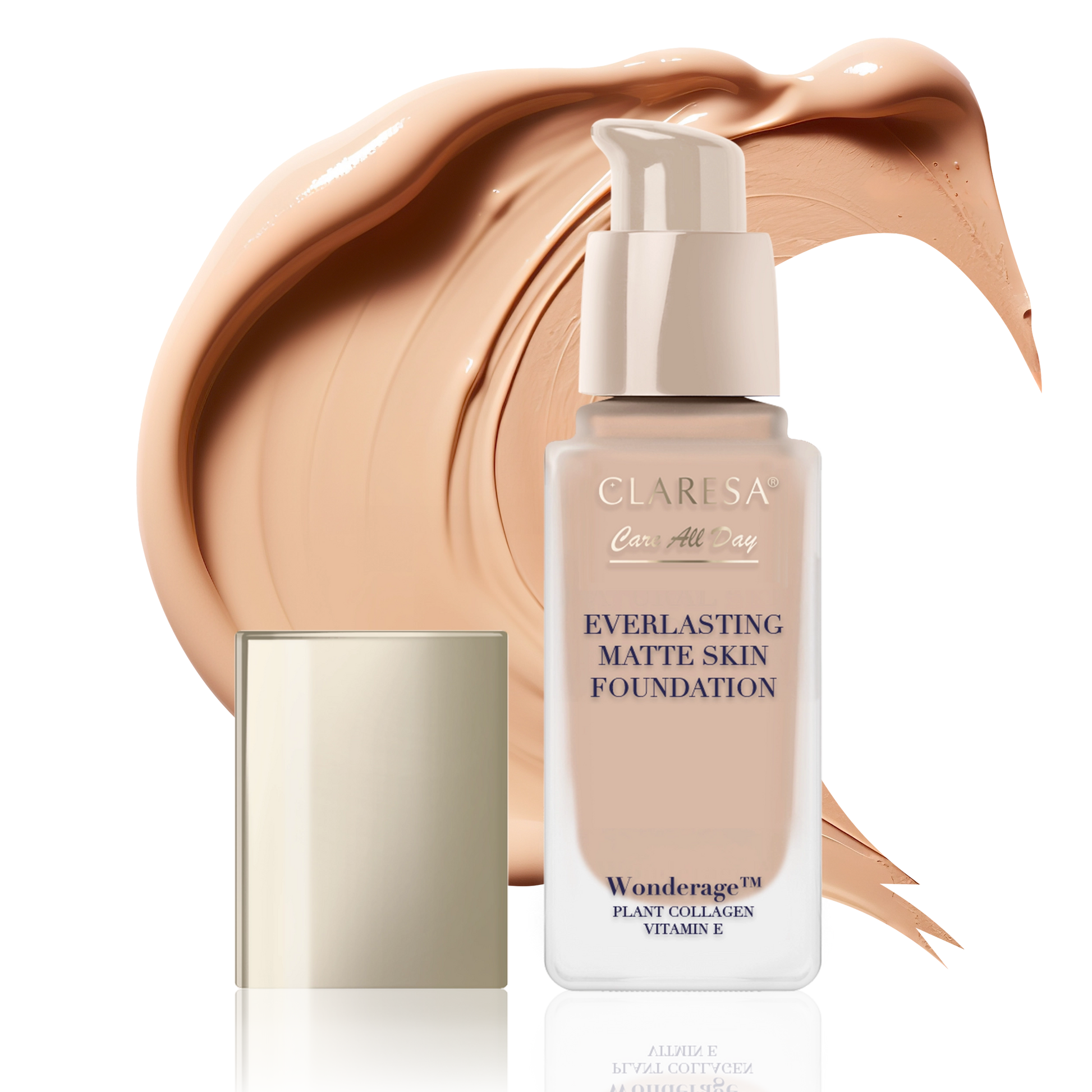 Claresa Care All Day Everlasting Matte Skin Foundation 06 Natural Tan Podkład Matująco-Wygładzający, 32ml